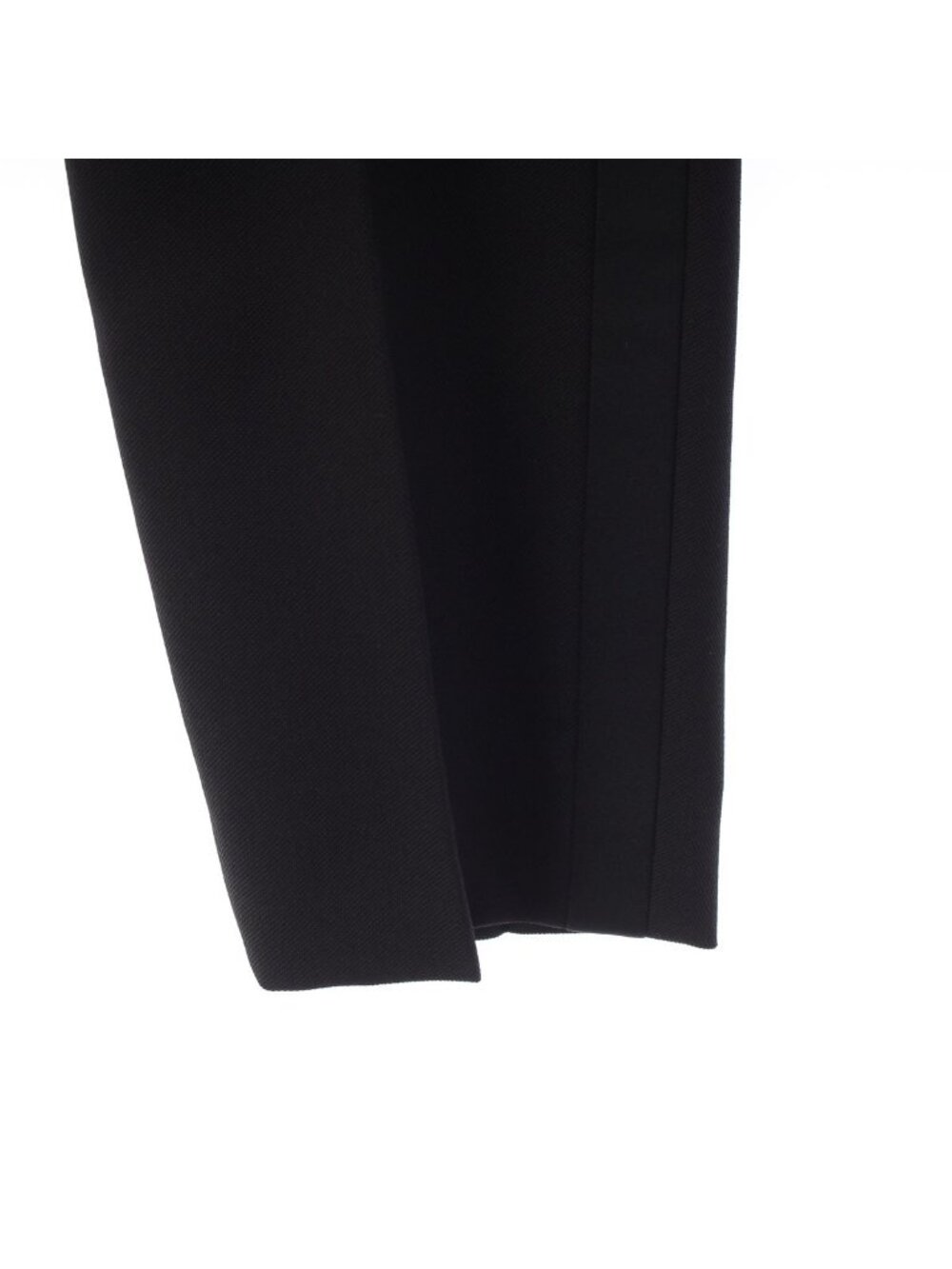 Celine Wool Side Line Trousers Long Pants Black 36 - Picture 7 of 10